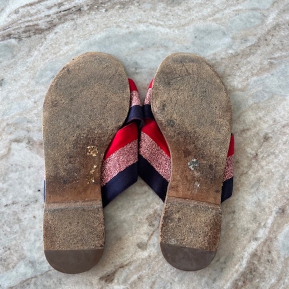 DIANE VON FURSTENBERG Bailie Sandal - Size 8 - Red Blue Pink with Dust Bag - Picture 6 of 7